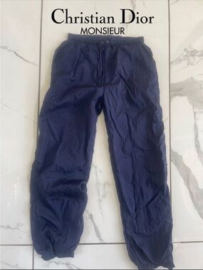 Vintage Christian Dior Monsieur Track Windbreaker Lined pants